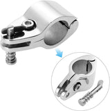 (Set of 2) Stainless Boat Bimini Top Hinged Jaw Slide 1" 25 mm V1259-DP01-A-1415