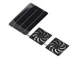 50W Solar Panel Powered Exhaust Fans Kit IPX7 Water Proof Solar Panel Ventilation Fans 4000 RPM for V1294-YM0901-3113250069611