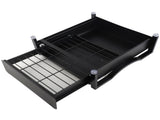 Cup Holder Sliding Tray Display Multi Functional Storage Drawer Maker Stand Tray for Home Black S V1294-YM0901-3118230212511