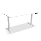 AMZ Electric Height Adjustable Standing Desk 160x80cm Sit Stand Desk Top for Home Office V255-AMZ-160-DM-WHITE