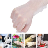50Pairs/Box Disposable PVC Gloves Transparent Safe Single Use Gloves for Daily Working UseM V1294-YM0901-3117200007312