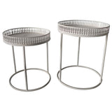 Set 2 Nested Martinique Side Tables 47cm V637-23744TBL