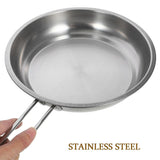 1Set Lightweight Stainless Steel Kitchen Pot Set Includes Frying Pan and Stock Pot V1370-AZ4-15437
