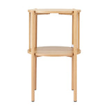 Artiss Coffee Table 2-Tier Round Wood FUR-Z-COF-01-WD