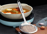 2Pcs Multi Kitchen Utensil Stainless Steel Cooking Skimmer Slotted Fish Turner Spatula Spoon V1192-AZ-W-17419