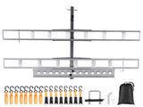 Motorcycle Carrier, 2-Bike 272.15KGS Aluminum Motorcycle Carrier Hitch Mount, Loading Ramp, Scooter V952-MTCYSJLZ600BGLI5EV0