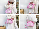 telephone shaped purse shoulder crossbody tote bags women retro phone top handle handbags for girls V1370-AZ4-22292