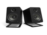 Kanto S6 Angled Desktop Speaker Stands for Large Speakers - Pair, Black V398-KO-S6