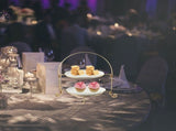 Elegant Double Layer Cake Stand for Weddings, Parties, and Special Celebrations V1370-AZ4-20092