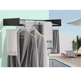 Collapsible Laundry Drying Rack Wall Mounted Clothes Drying Rack for Laundry V63-931821