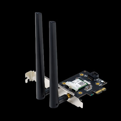 ASUS PCE-AX3000 AX3000 Dual Band PCI-E WiFi 6 Adapter, 160MHz, Bluetooth 5.0, WPA3, V177-L-NWA-PCE-AX3000