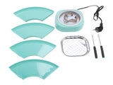 Indoor Electric Smores Maker with 4 Detachable Trays Adjustable Temperature Tabletop Chocolate V1294-YM0901-3113240343612
