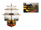 Sluban B1552 Model Kit 1200 HMS Victory Sailing Battleship Warship Navy Vessel Boat Military D SLB1552