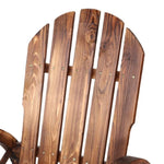 Gardeon Wagon Wheels Rocking Chair - Brown ODF-WAGON-ROCK-CC