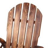 Gardeon Wagon Wheels Rocking Chair - Brown ODF-WAGON-ROCK-CC