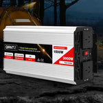 Giantz 1500W Puresine Wave DC-AC Power Inverter INVERT-P-1500W-SL