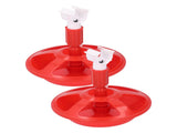 2 Pack Automatic Chicken Waterer PP G3/4 Chicken Water Feeder Poultry Drinking Bowl for Chicks Ducks V1294-YM0901-3111240319611