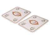 2PCS Coffee Mat Prevent Slip Waterproof Bottom Shockproof Absorbent Dish Drying Mat for Coffee Bar V1294-YM0710-3113230324313