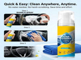 4-in-1 Cleaner, Foam no Rinse Cleaner Spray,Foam Cleaner All Purpose Heavy Duty, Powerful Car V1366-AZ2-W-11146