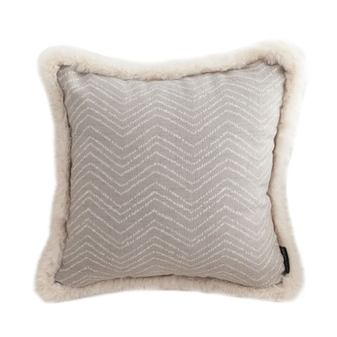 SOGA 45cm Wabi-sabi Herringbone Square Throw Pillow FRENCHCUSHION264