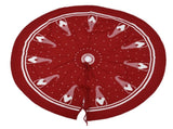 Christmas Tree Skirt Soft Reusable Christmas Tree Carpet Mat Christmas Tree Bottom Decoration V1294-YM0523-3115210223711