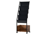 Levede 4-Tier Record Player Stand Storage Rack Holder Up to 100 Albums Magazine HE1002-AU
