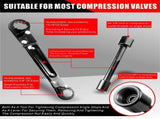 Angle Stop Wrench, Plumbing Wrench. Professional Plumbing Toolset For Easy Angle Stop And Supply Nut V1366-AZ2-W-03745