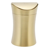 Countertop Trash Can 304 Stainless Steel Desktop Waste Garbage Bin Tiny Waste Basket with Lid for V1294-YM0901-3117240265411