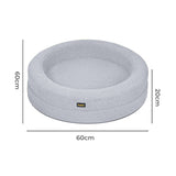 Pawz Pet Orthopedic Calming Bed Memory Foam Dog Sofa PT1293-M-LG