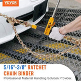 Ratchet Chain Binder 5/16"-3/8" Load Binders 7100 lbs w/ G80 Chains 4 Pcs V952-DLTJLLJQBBTYCUL6GV0