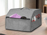 Heavy Duty Universal Size Multi Pocket Sewing Machine Protector Dustproof Cover Case With Top Handle V1366-AZ2-W-16951