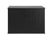 Gardeon Outdoor Storage Box 775L Container Lockable Cabinet Tool Organizer Shed Black OSB-775L-ABK