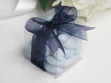 100 Pack of 7cm Clear PVC Plastic Folding Packaging Small rectangle/square Boxes for Wedding Jewelry V382-100PVC7X7X7