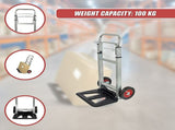 100kg Trolley Folding Hand Truck Sack Barrow V63-835361