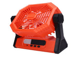 Portable Camping Fan 10000mAh Rechargeable Battery Powered Fan with Light for Picnic Barbecue V1294-YM0901-3113250051511