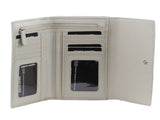 Pierre Cardin Womens Leather Tri-Fold Wallet RFID in Bone V563-PC3576-BONE