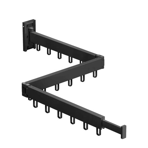 Tooleroo Clothes Drying Rack Tri-Fold Wall-Mount Space-Saving Laundry Hanger V238-SUPDZ-41121823490128