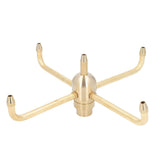 Rotating Fountain Nozzle 4 Arm Brass Water Fountain Spray Head Sprinkler for Garden Pond Courtyard V1294-YM0901-3111240143111