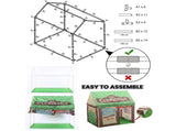 CARLA HOME Kids Clubhouse Play Tent - Green - Outdoor Play Equipment Play Tents & Tunnels V178-36490