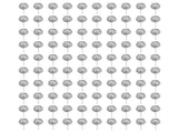 100pcs Fertilizer Mesh Stainless Steel Garden Nutrition Cups Small Size Bonsai Fertilization V1294-YM0521-3111230084511