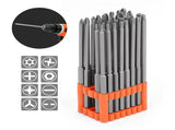 32-Piece Extra Long Screwdriver Bit Set - 150mm S2 Steel Bits with Organizer Stand V888-ELOSUNG25744