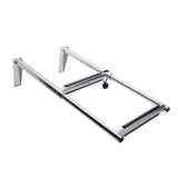 Telescoping Marine Ladder with 316 Stainless Steel Frame and Anti-Slip Steps for Boats, Yachts, V1341-ZY-ZC93S74A-3-STEP