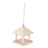 Hanging Bird House Nesting Box Feeding Feeder Box Garden Ornament Outdoor Tree DIY Decoration V1294-YM0718-3111200289011