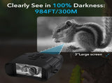 36 megapixel 4K night vision binoculars with infrared function, 7.62 cm high-definition screen, 10x V1106-HEWYJ-001
