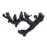 Decorative Hook Black Bird Branch Shape Three Dimensional Wall Mounted Home Decoration V1294-YM0523-3117210199711