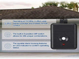 4Pack 1 Channel Keychain Door Remote for Linear DNT00026, -3 310 Mhz 12V Power Miniature V1192-AZ-W-20857