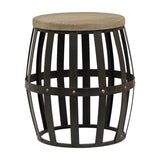 Industro Chic Barrel Stool 45cm V637-20598STL