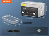 3L Ultrasonic Cleaner with Heater Timer & Basket, Professional Digital Sonic Cavitation Machine, V952-XNKZCSBQXJ3LRE6AMV3