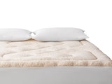DreamZ Mattress Topper 100% Wool Underlay Double MT1003-WOOL-D-WH