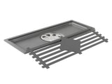 Floor Drain Stainless Steel Rectangle Corrosion Resistance Shower Grate for Kitchen Balcony Hotel V1294-YM0512-3112220078112